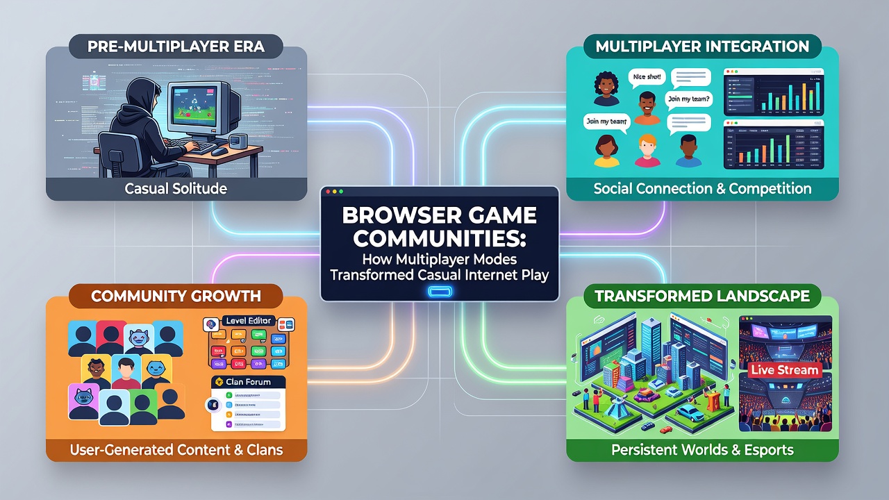 Group of online players coordinating in a browser multiplayer environment with visible team scores and communication panels