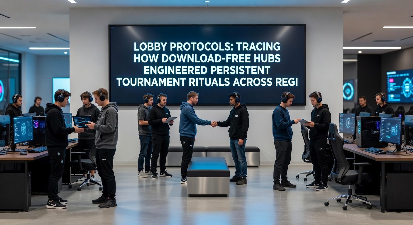 Screenshot-style view of an active tournament lobby with regional flags and match schedules displayed